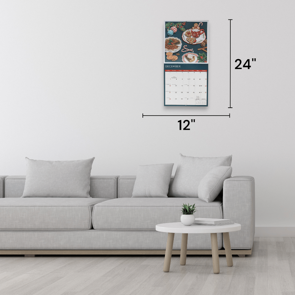 Kitchen Table 2025 Wall Calendar Fifth Alternate Image