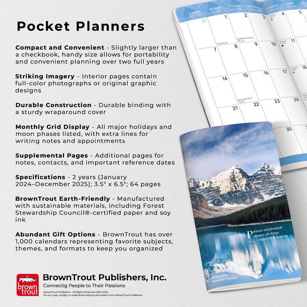Inspiration 2 Year Pocket 2024 Planner Fourth Alternate Image width=&quot;1000&quot; height=&quot;1000&quot;