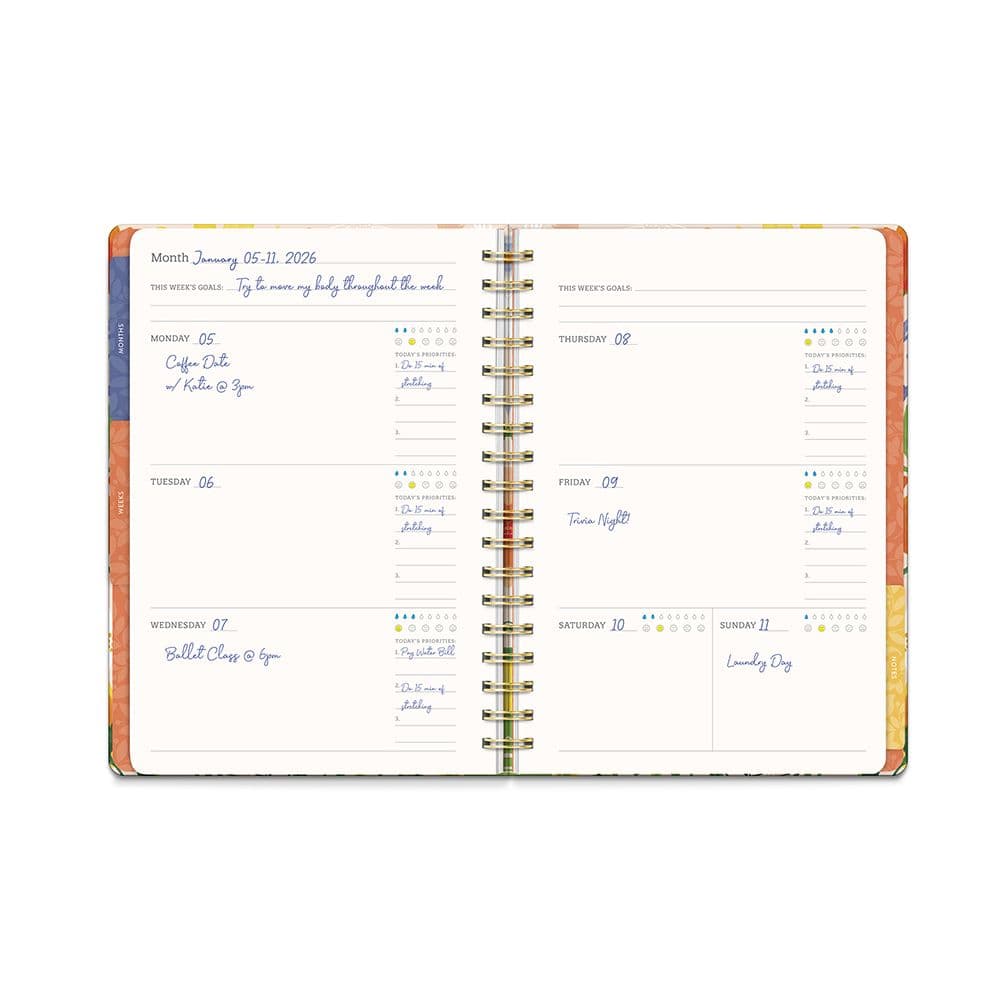 Bold Blossoms Undated Planner Fifth Alternate Image