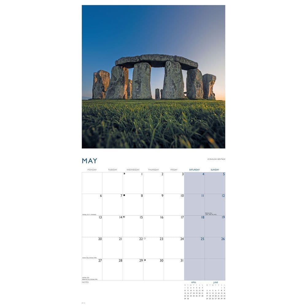 Stonehenge 2025 Wall Calendar