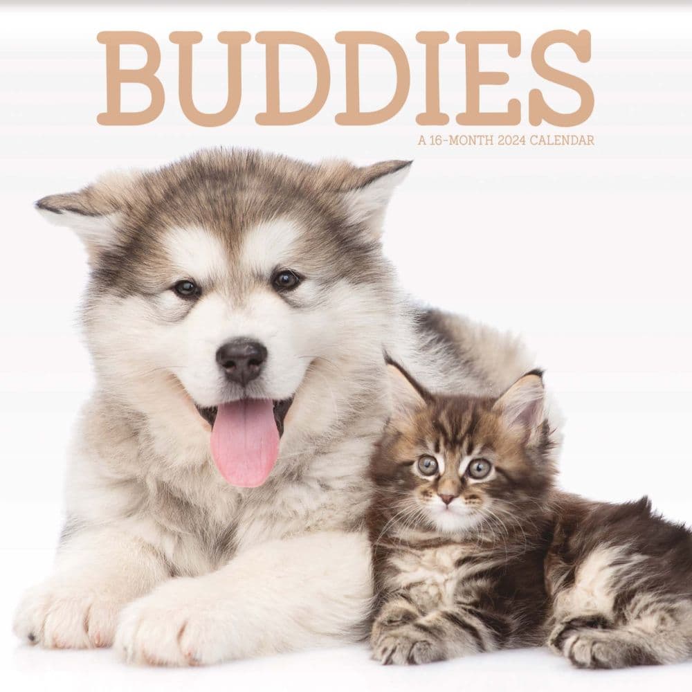 Buddies 2024 Wall Calendar