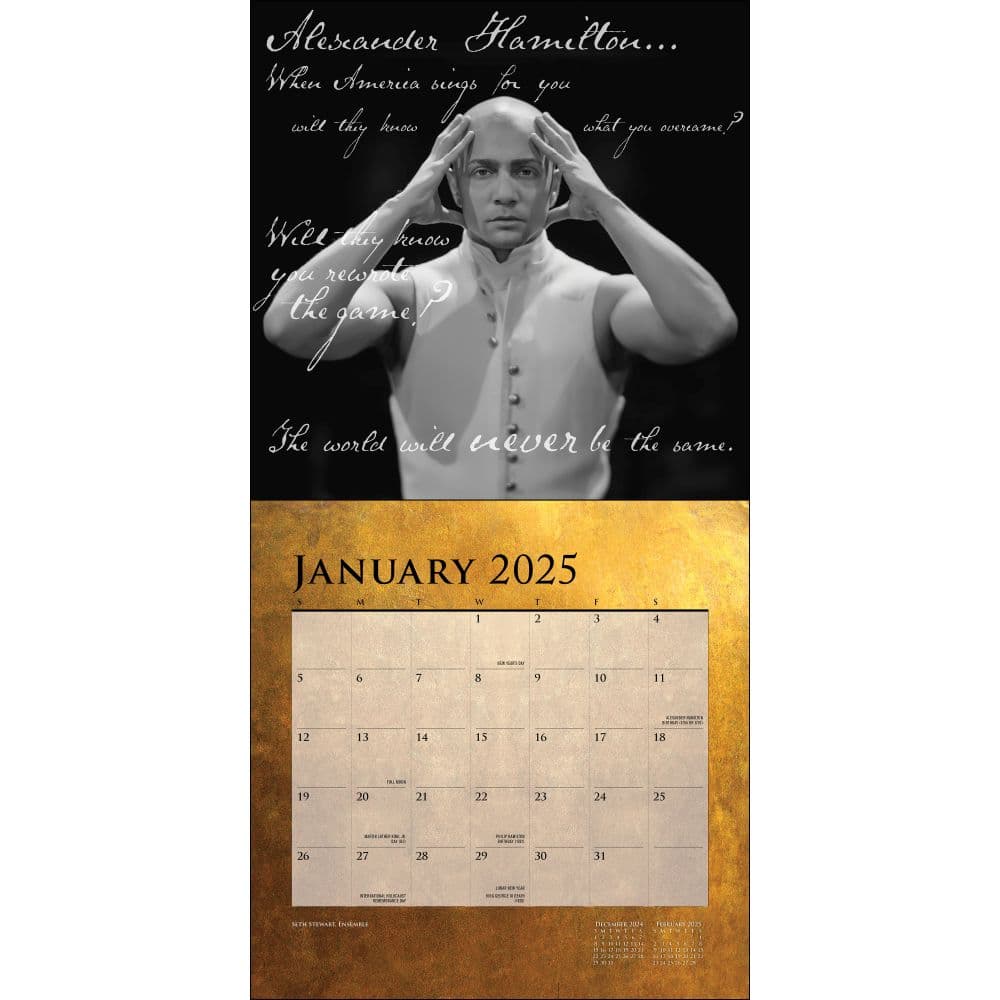 Hamilton 2025 Wall Calendar Second Alternate Image width=&quot;1000&quot; height=&quot;1000&quot;