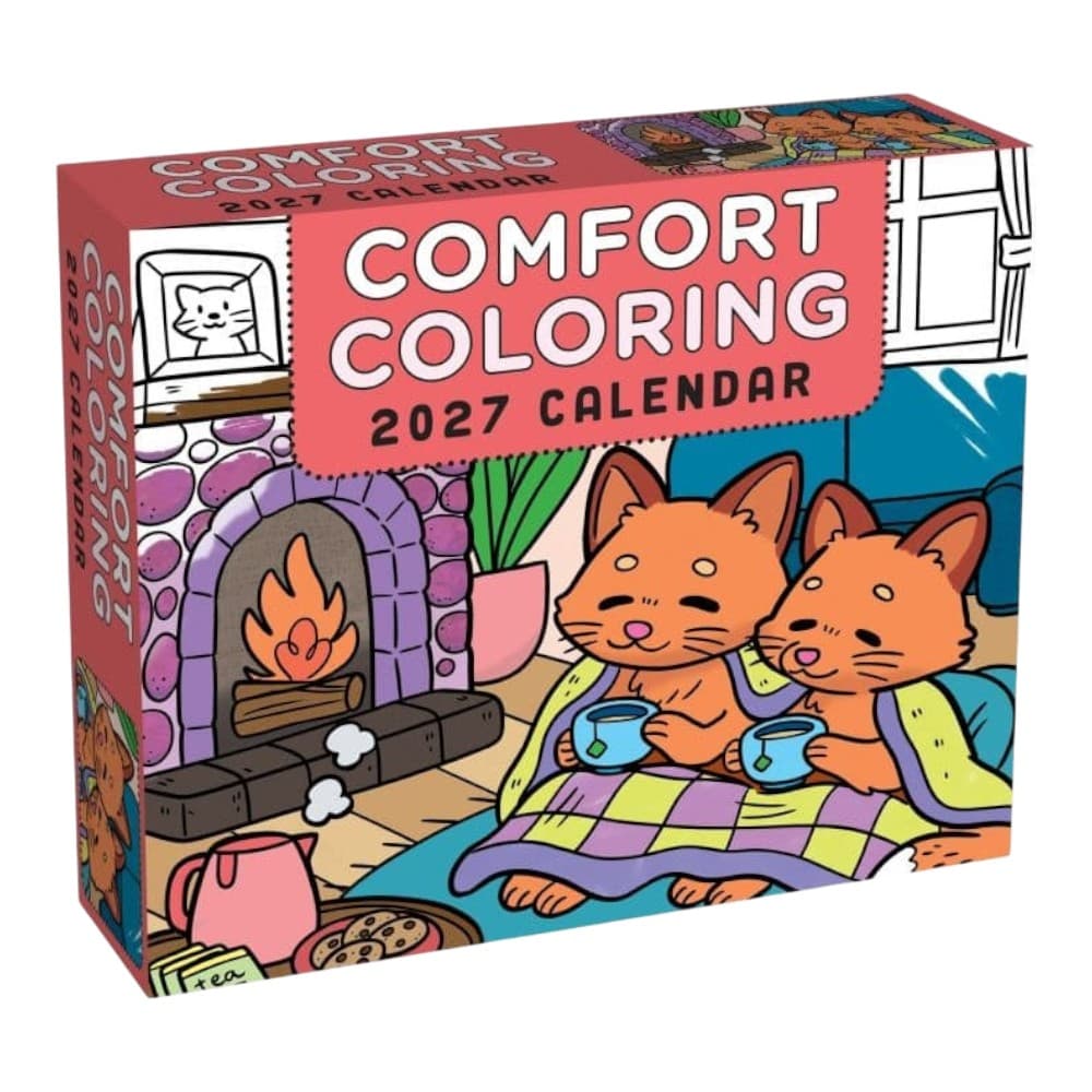 image Comfort Coloring 2027 Desk Calendar Main Product Image