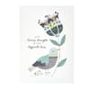 image Bird with Flowers Sympathy Card First Alternate Image width=&quot;1000&quot; height=&quot;1000&quot;
