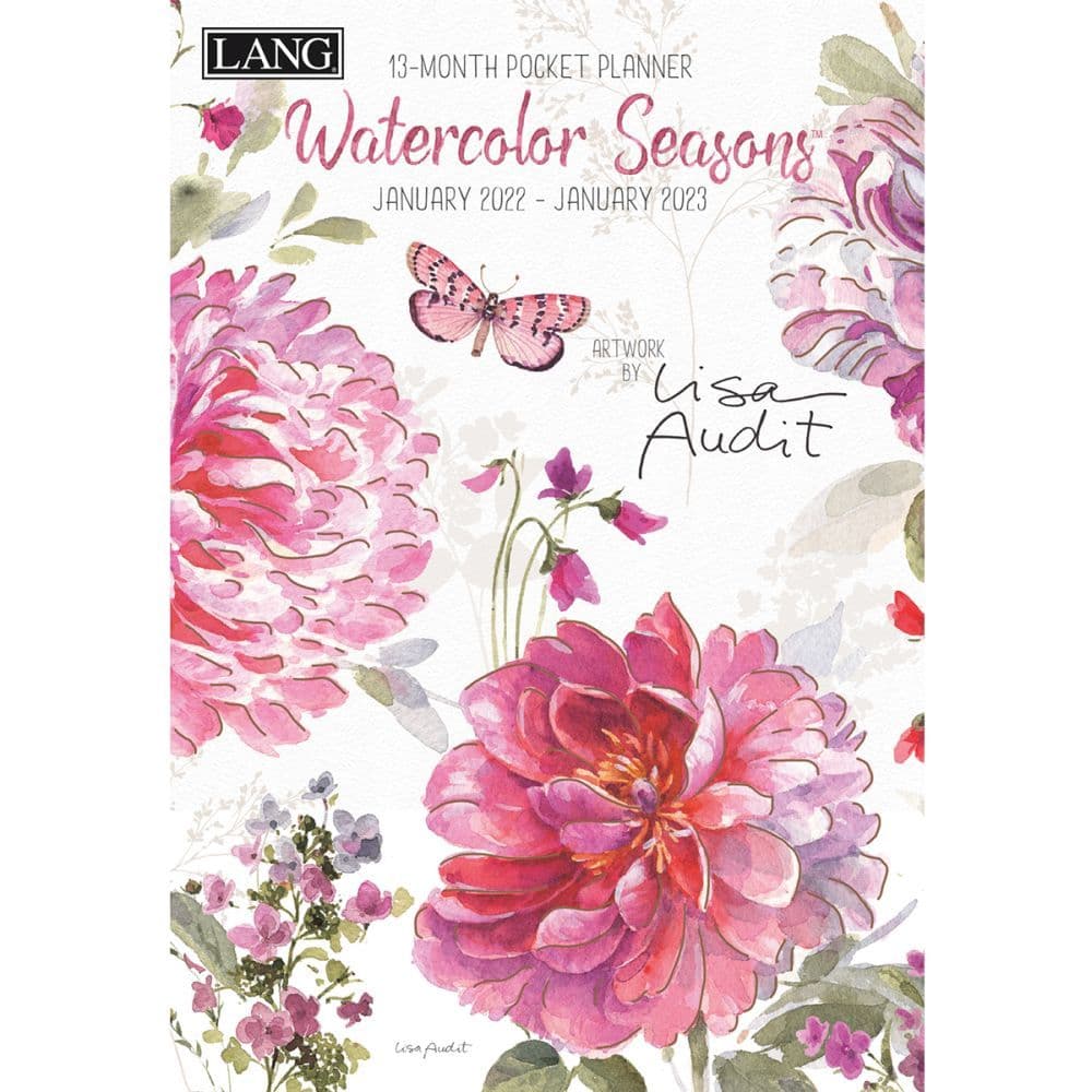 Watercolor Seasons 2022 Monthly Pocket Planner