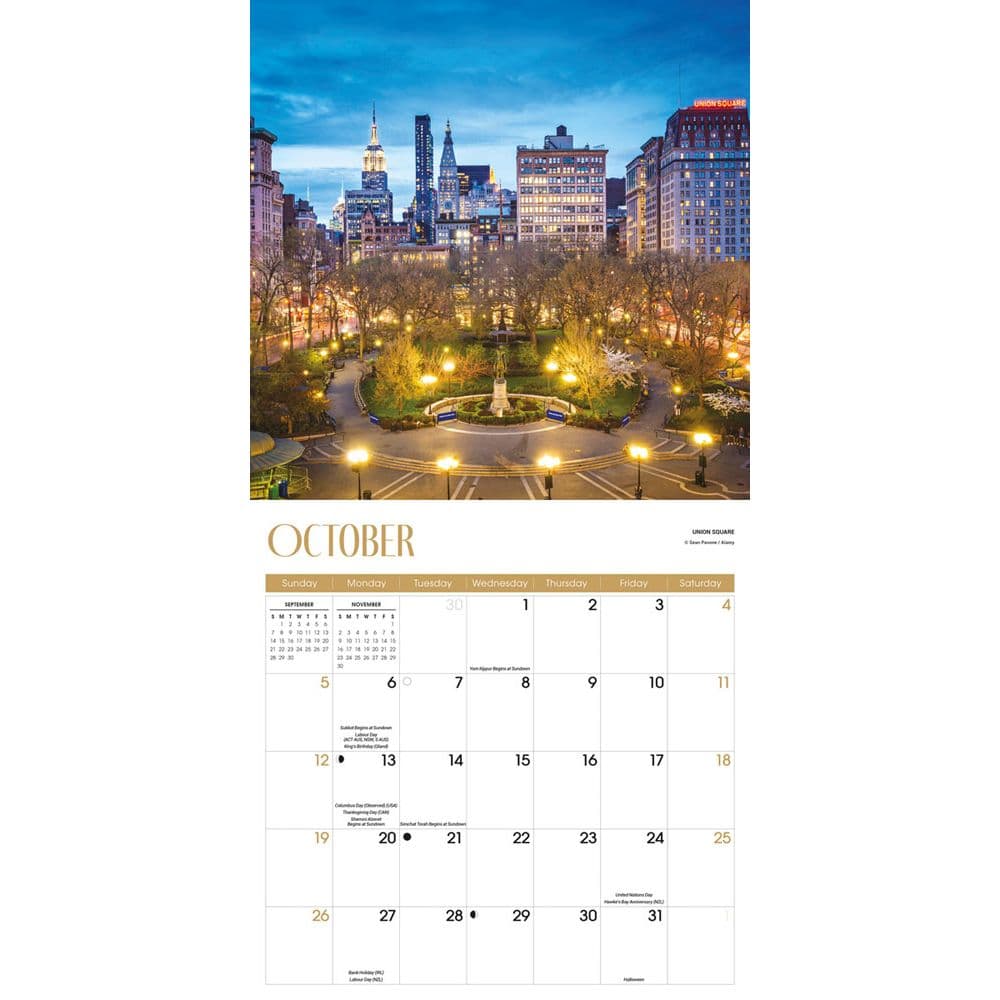 New York 2025 Wall Calendar Fourth Alternate Image width=&quot;1000&quot; height=&quot;1000&quot;