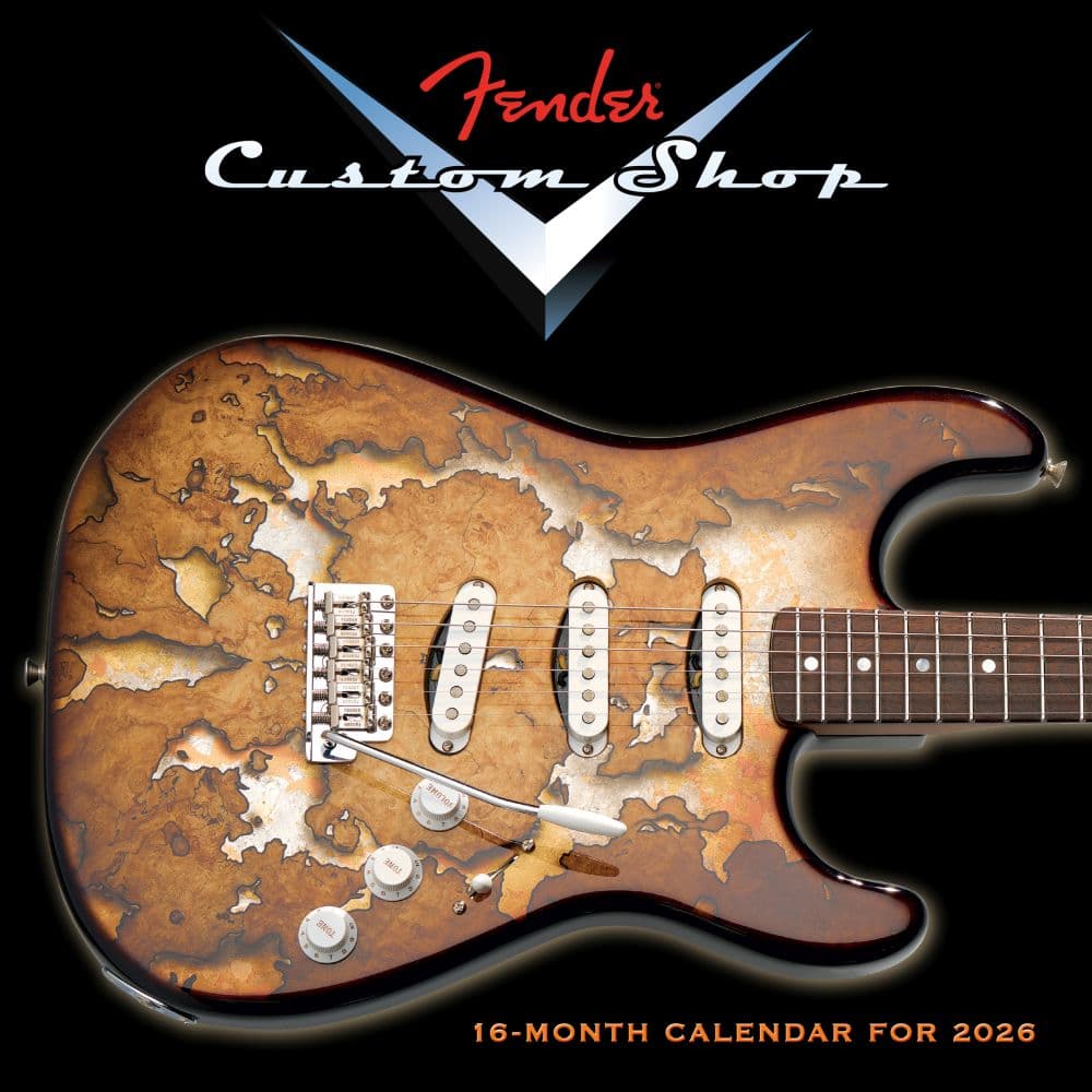 Fender Guitar 2026 Wall Calendar_Main Image