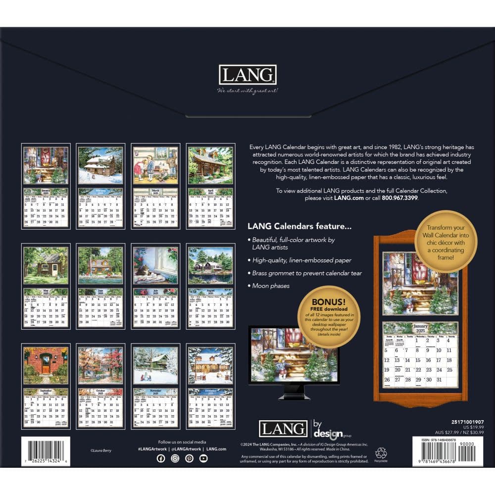 Country Welcome Special Edition 2025 Wall Calendar First Alternate Image width=&quot;1000&quot; height=&quot;1000&quot;