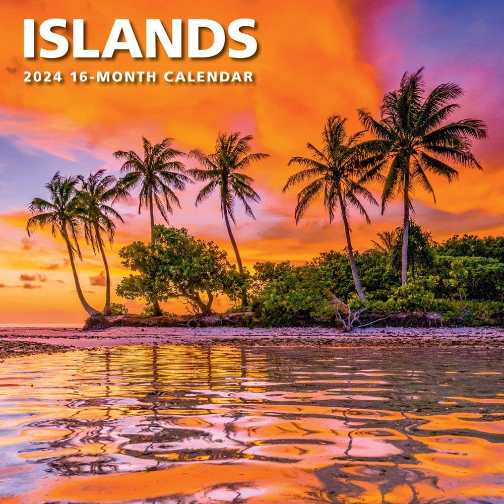 Islands 2024 Wall Calendar Main Image