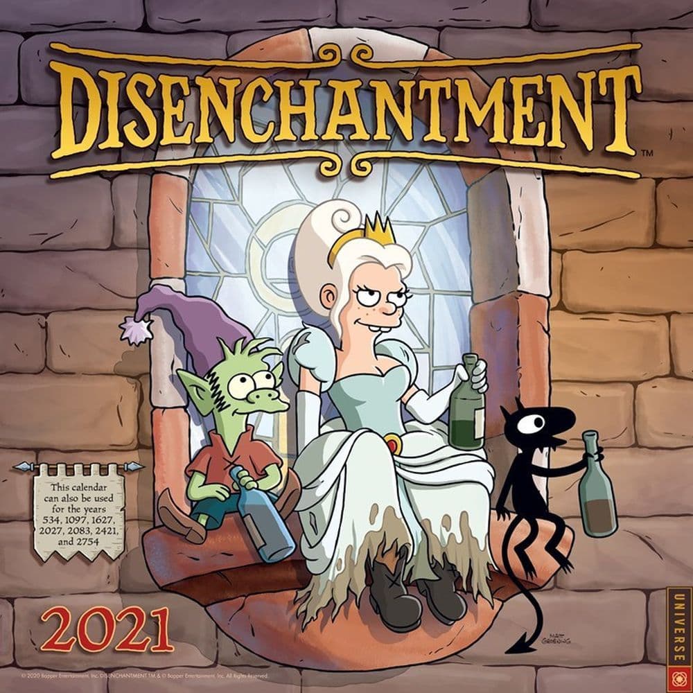 2021 Disenchantment Wall Calendar