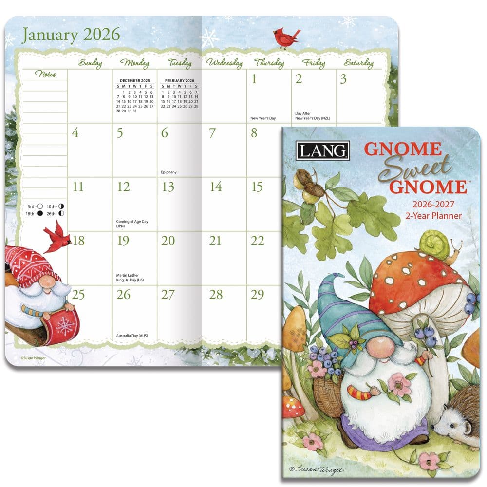 Gnome Sweet Gnome 2 Year 2026 Pocket Planner_ALT2