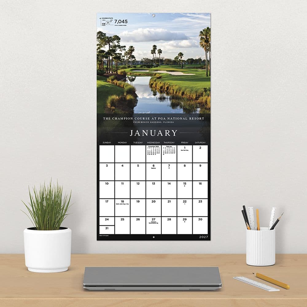 Sports Illustrated Golf Courses 2027 Wall Calendar Fourth Alternate Image