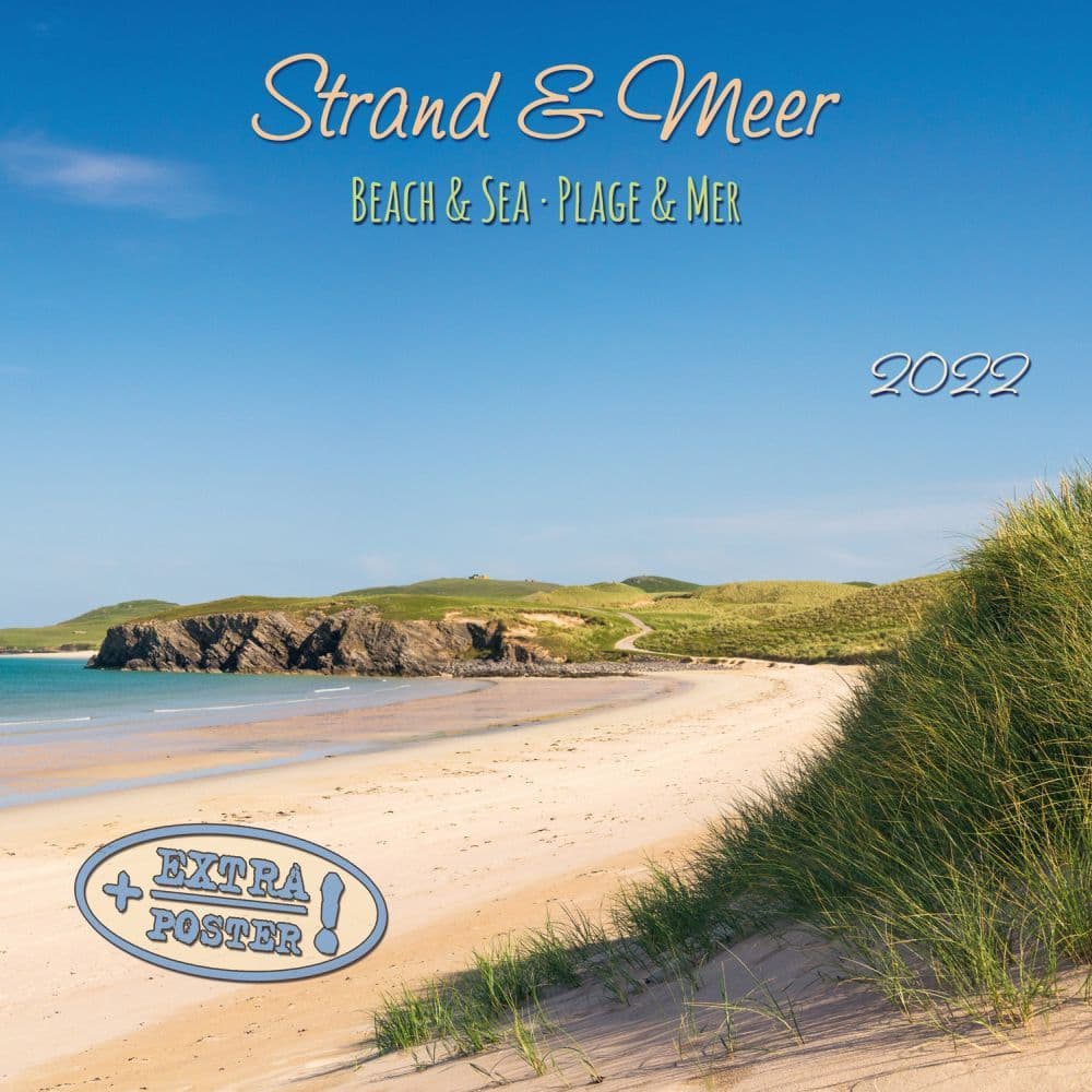 Beach Treasures 2022 Small Wall Calendar