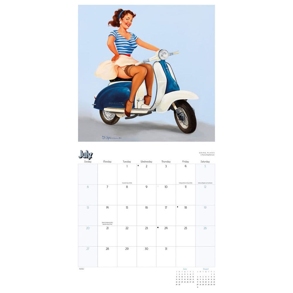 Pin Ups 2025 Wall Calendar Third Alternate Image width=&quot;1000&quot; height=&quot;1000&quot;