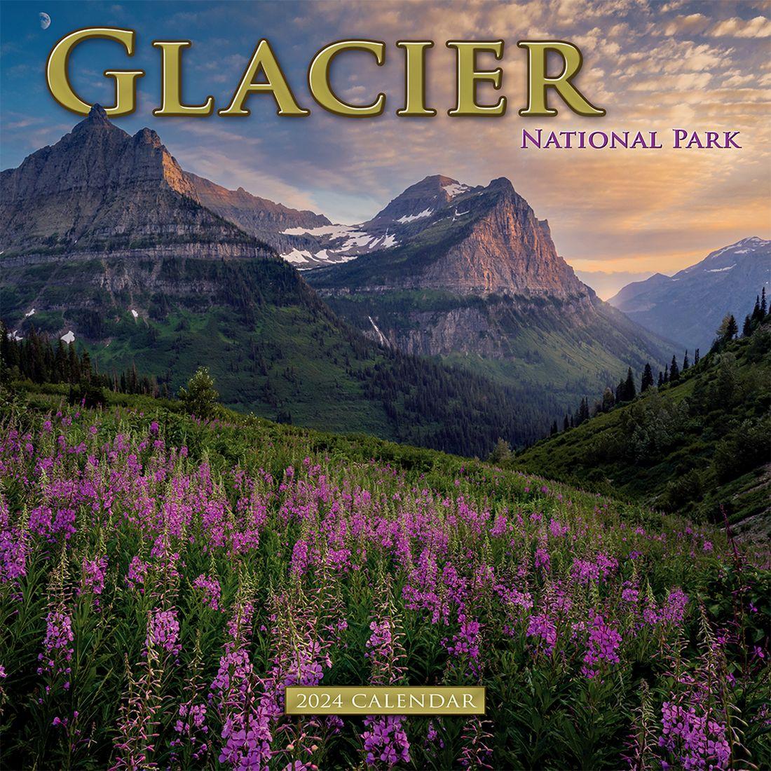 Glacier National Park 2025 Wall Calendar
