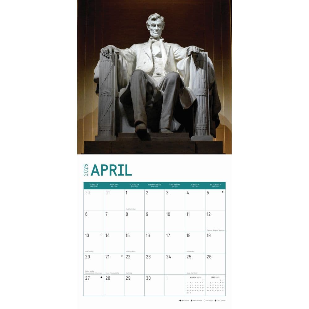 Washington DC 2025 Wall Calendar Second Alternate Image width="1000" height="1000"