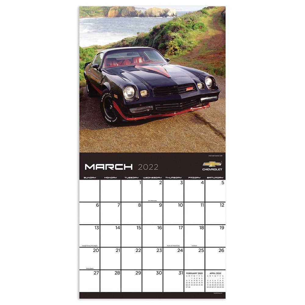 Camaro 2022 Wall Calendar Calendars Com