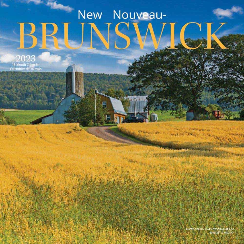 Wyman Publishing New Brunswick 2023 Wall Calendar (FRENCH)