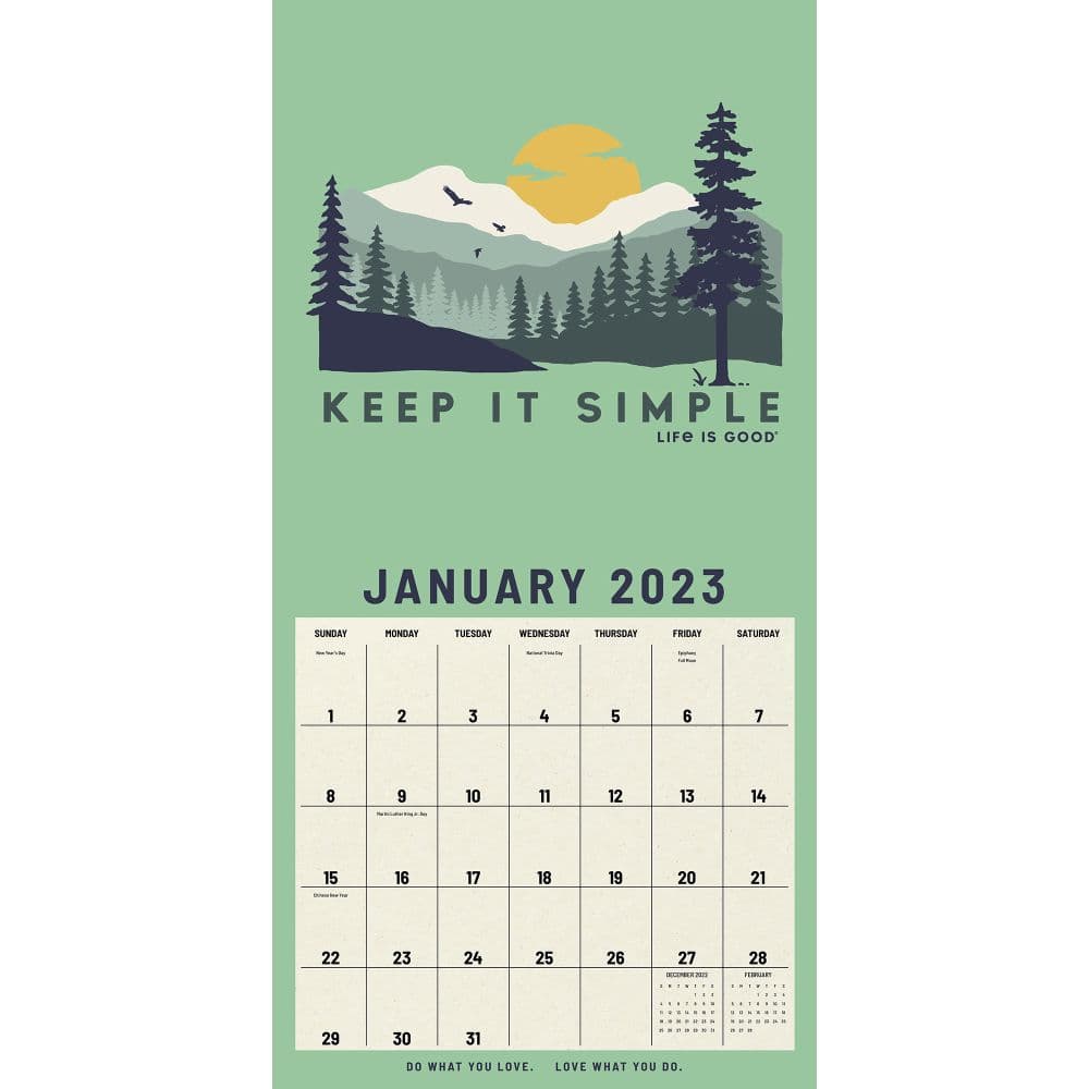 Life is Good 2023 Wall Calendar - Calendars.com