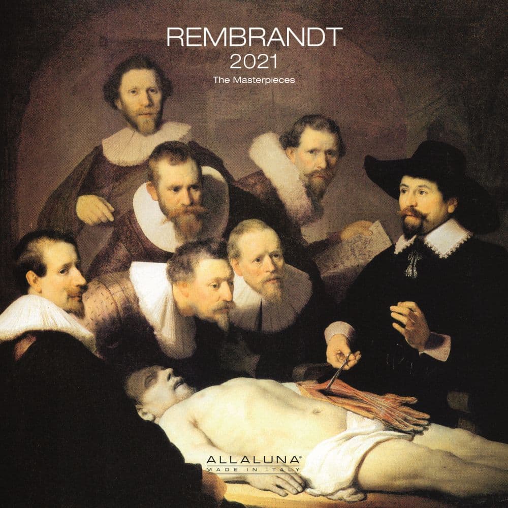Rembrandt Alla Luna Wall Calendar