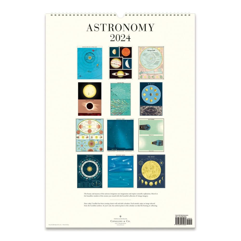 Astronomy 2024 Poster Wall Calendar