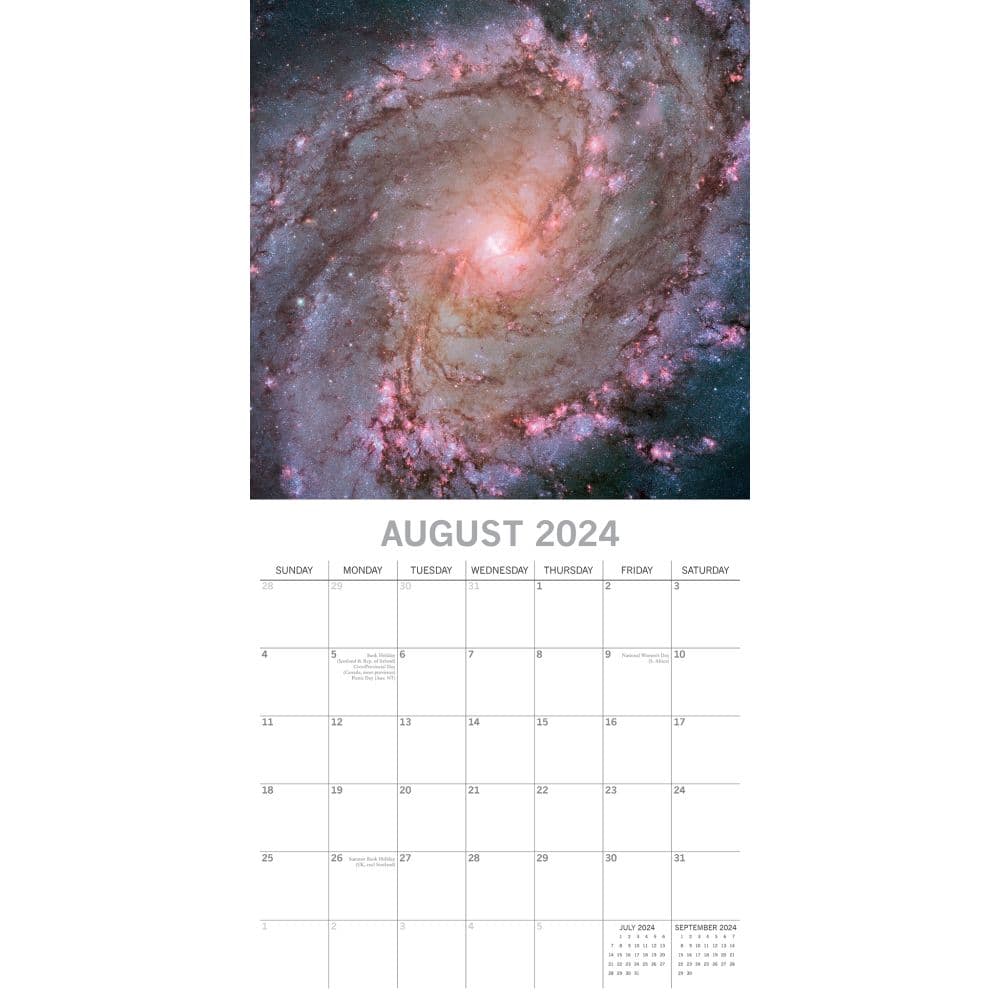Space 2024 Wall Calendar