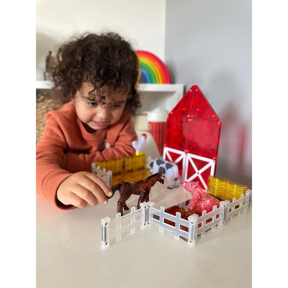 Magna-tiles 25 Piece Farm Animals Set Fourth Alternate Image