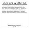 image You Are a Badass 2025 Desk Calendar Alt3