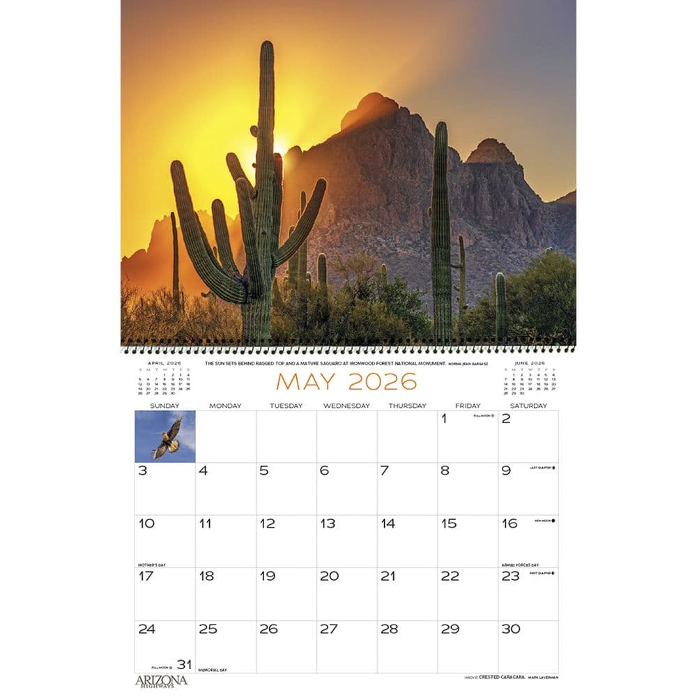 Arizona Highways Classic 2026 Wall Calendar Second Alternate Image