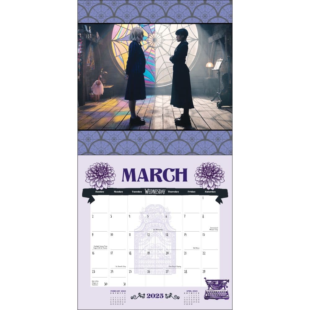 Wednesday 2025 Wall Calendar Third Alternate Image