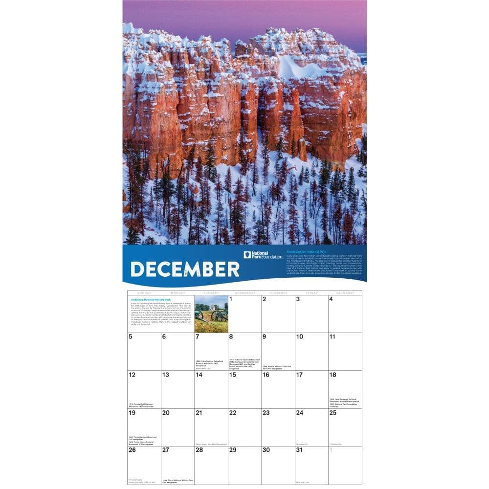 National Park Foundation Wall Calendar