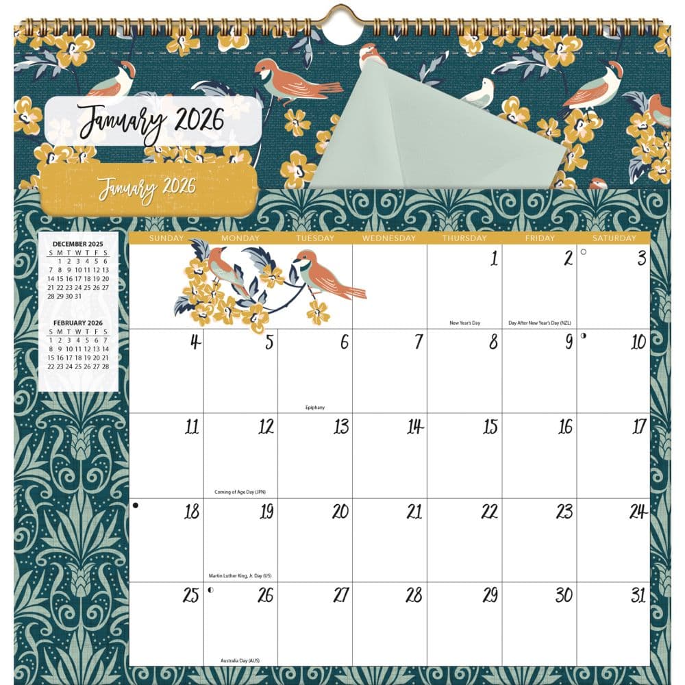 Flora and Fauna File It 2026 Wall Calendar_ALT1