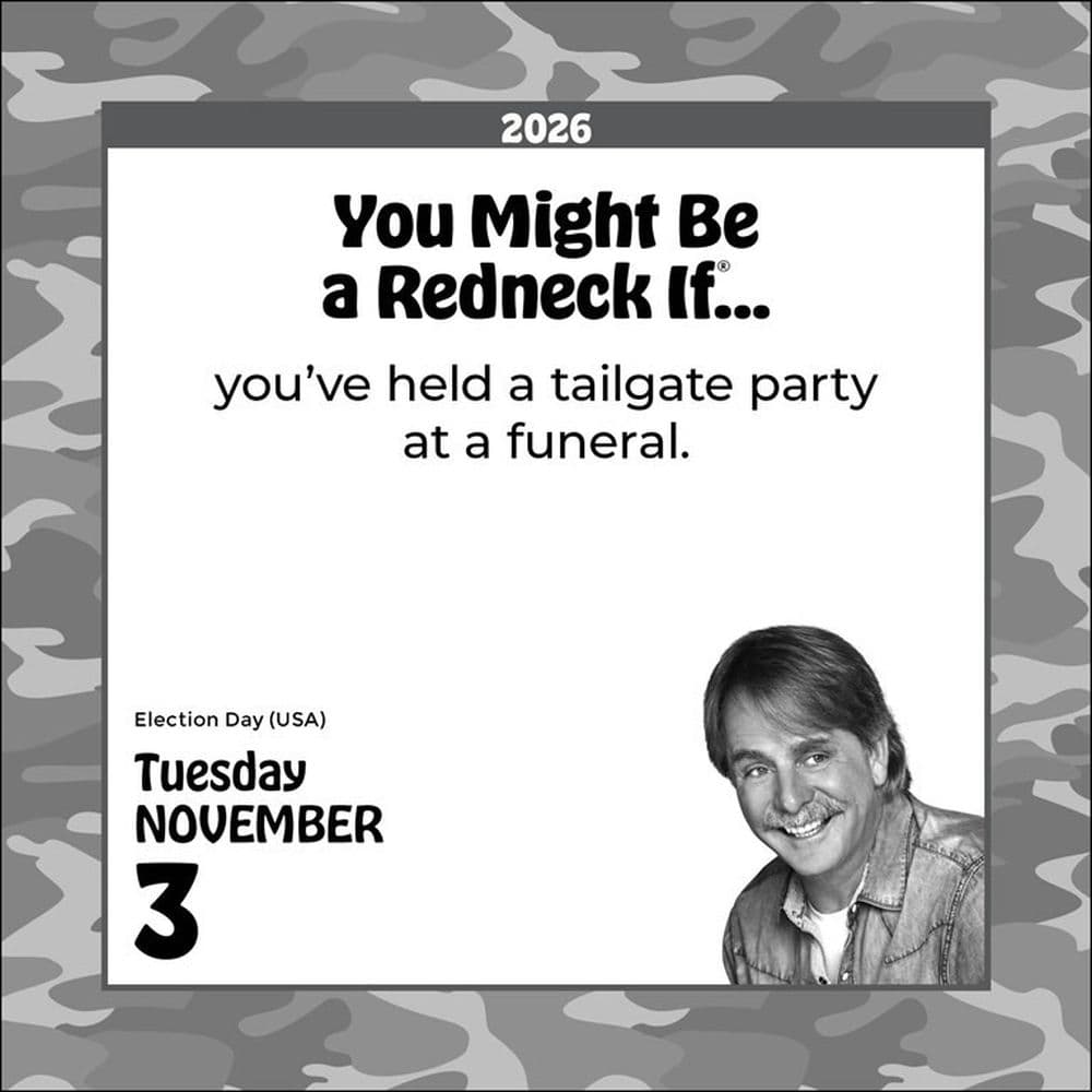 Jeff Foxworthy 2026 Desk Calendar Fourth Alternate Image