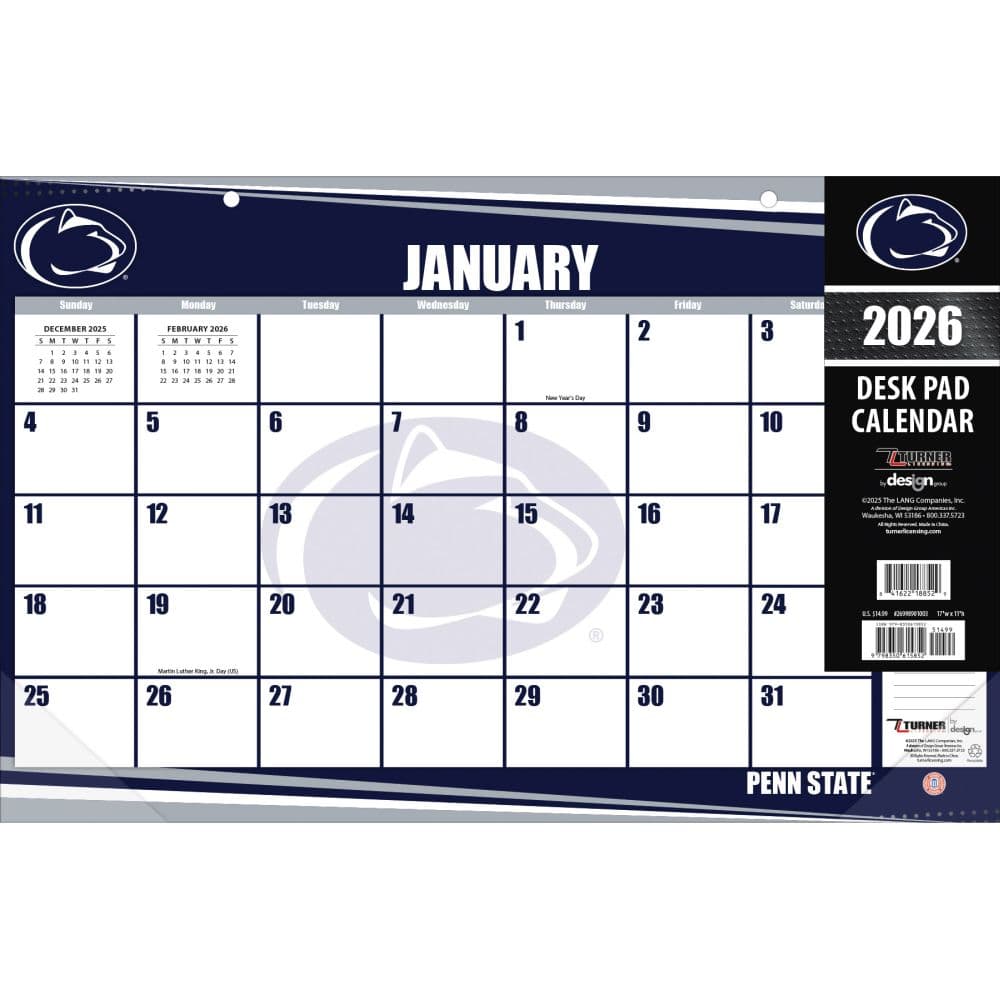 Penn State Nittany Lions 2026 Desk Pad Third Alternate Image