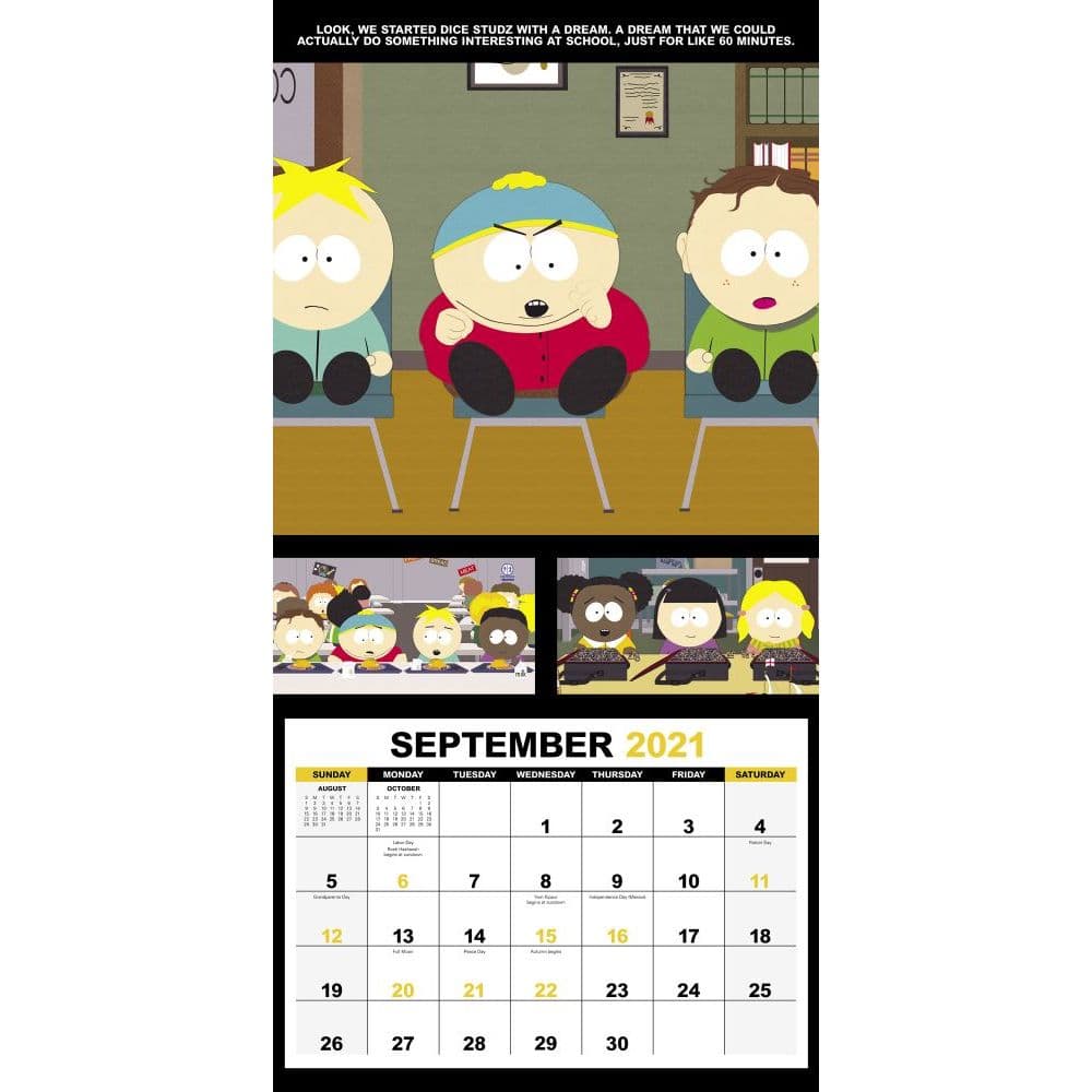 South Park Wall Calendar