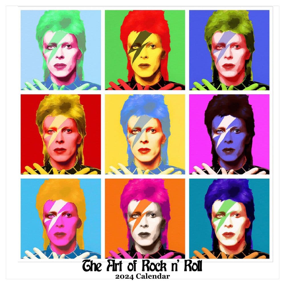 Art Of Rock and Roll 2024 Wall Calendar Main Product Image width=&quot;1000&quot; height=&quot;1000&quot;