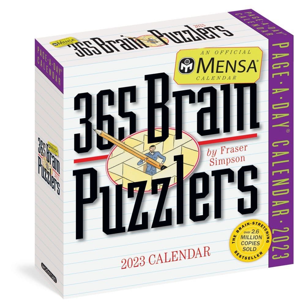 Mensa 365 Brain Puzzlers 2023 Page-A-Day Calendar