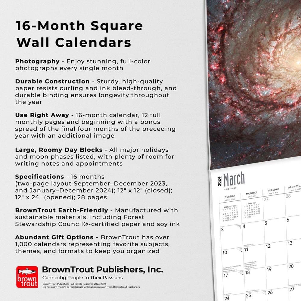 Astronomy 2024 Wall Calendar Fourth Alternate Image width=&quot;1000&quot; height=&quot;1000&quot;