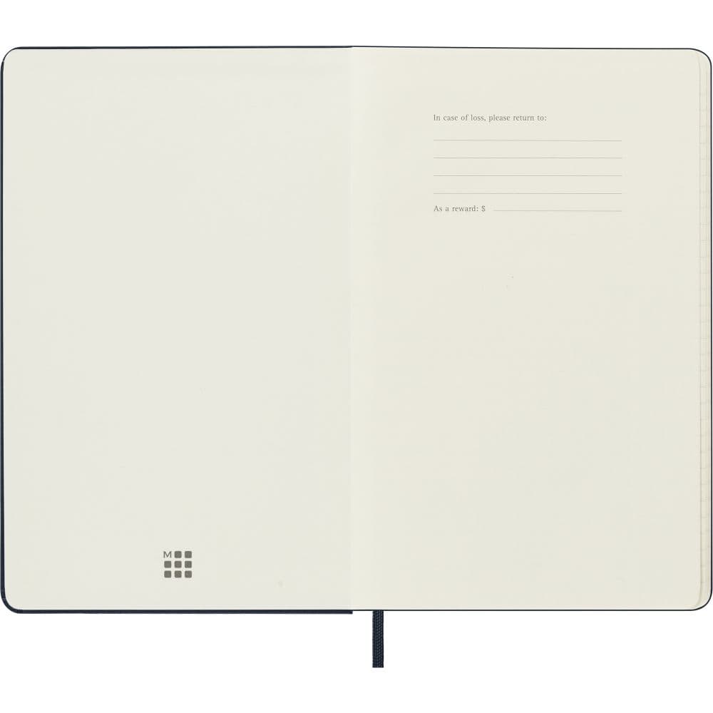 Moleskine Large Blue Daily Hard Cover 2025 Planner - Calendars.com