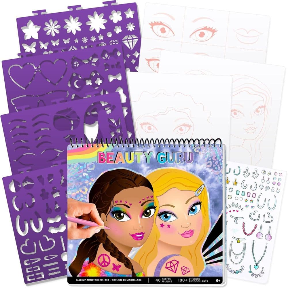 Make Up &amp; Hair Design Sketch Book Main Product Image