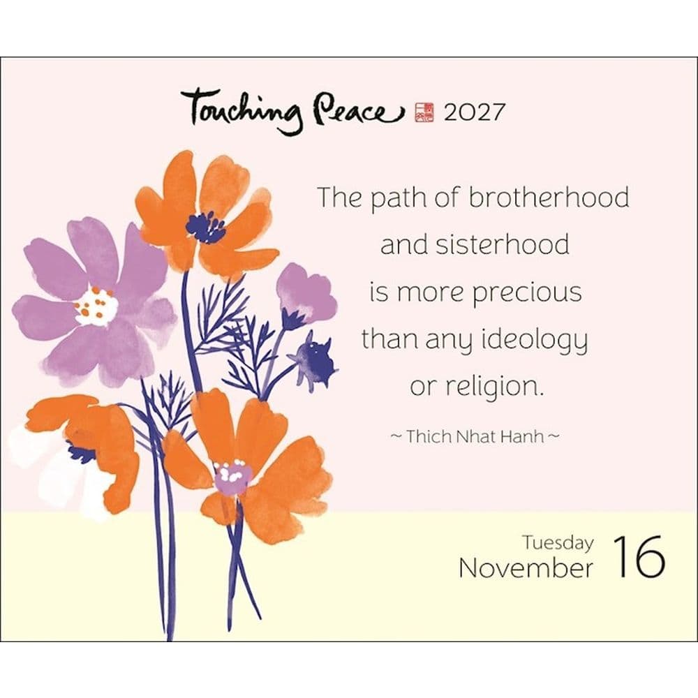 Thich Nhat Hanh 2027 Desk Calendar Fifth Alternate Image