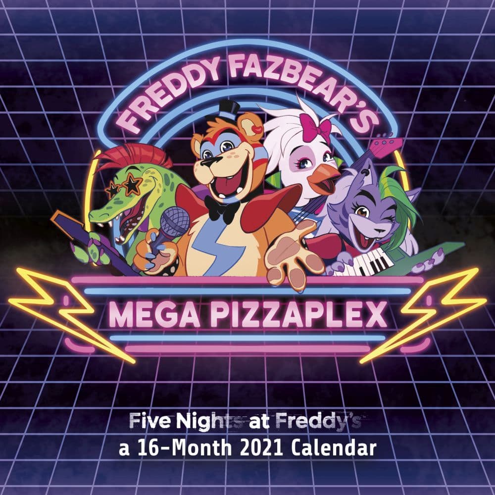 Five Nights At Freddys 2022 Calendar Five Nights At Freddys Wall Calendar - Calendars.com