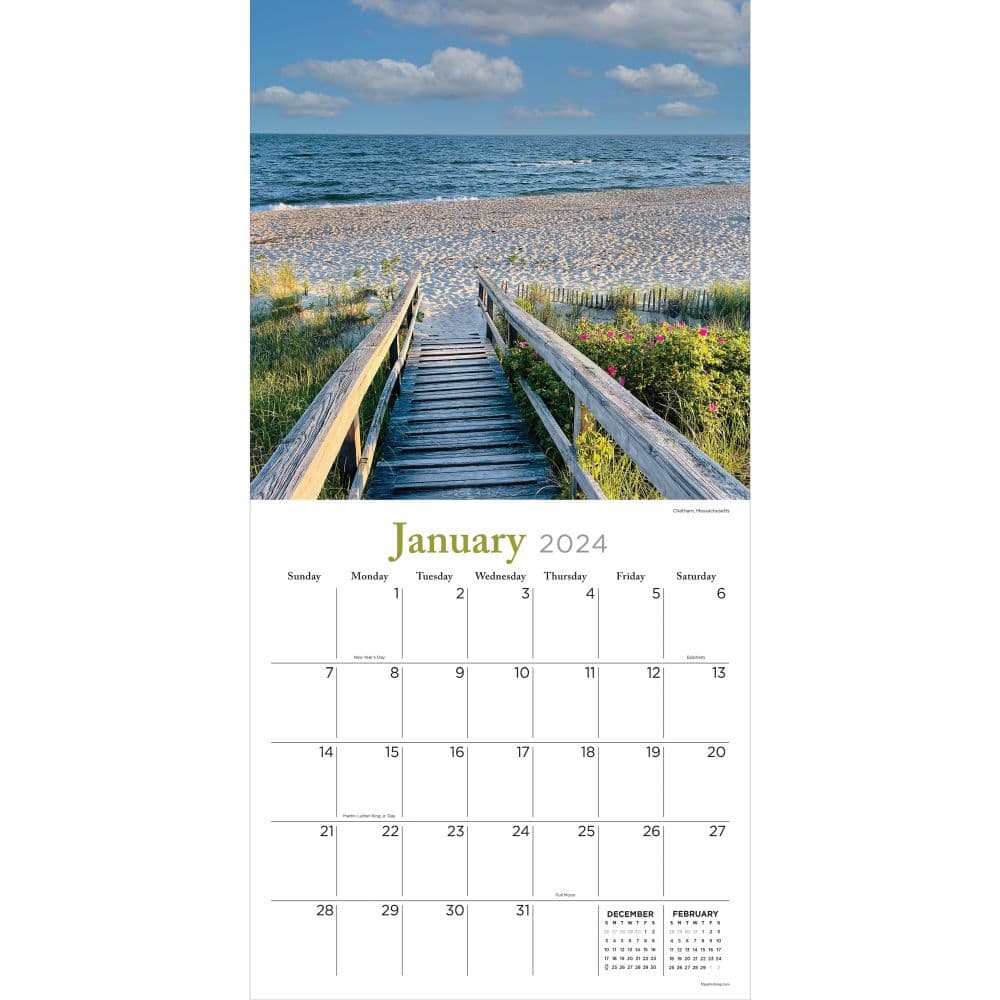 Waters Edge 2024 Wall Calendar