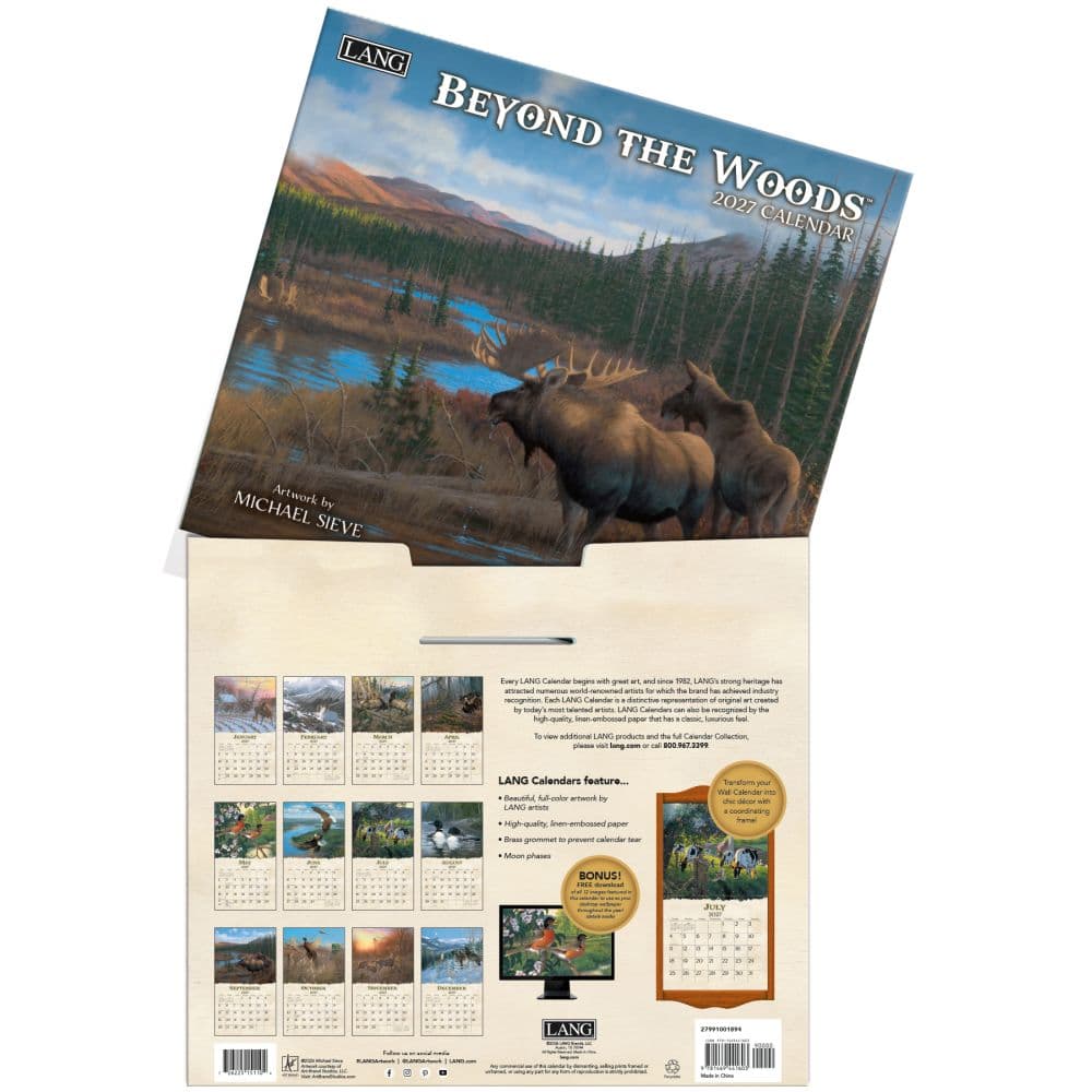 Beyond the Woods 2027 Wall Calendar by Michael Sieve Fourth Alternate Image
