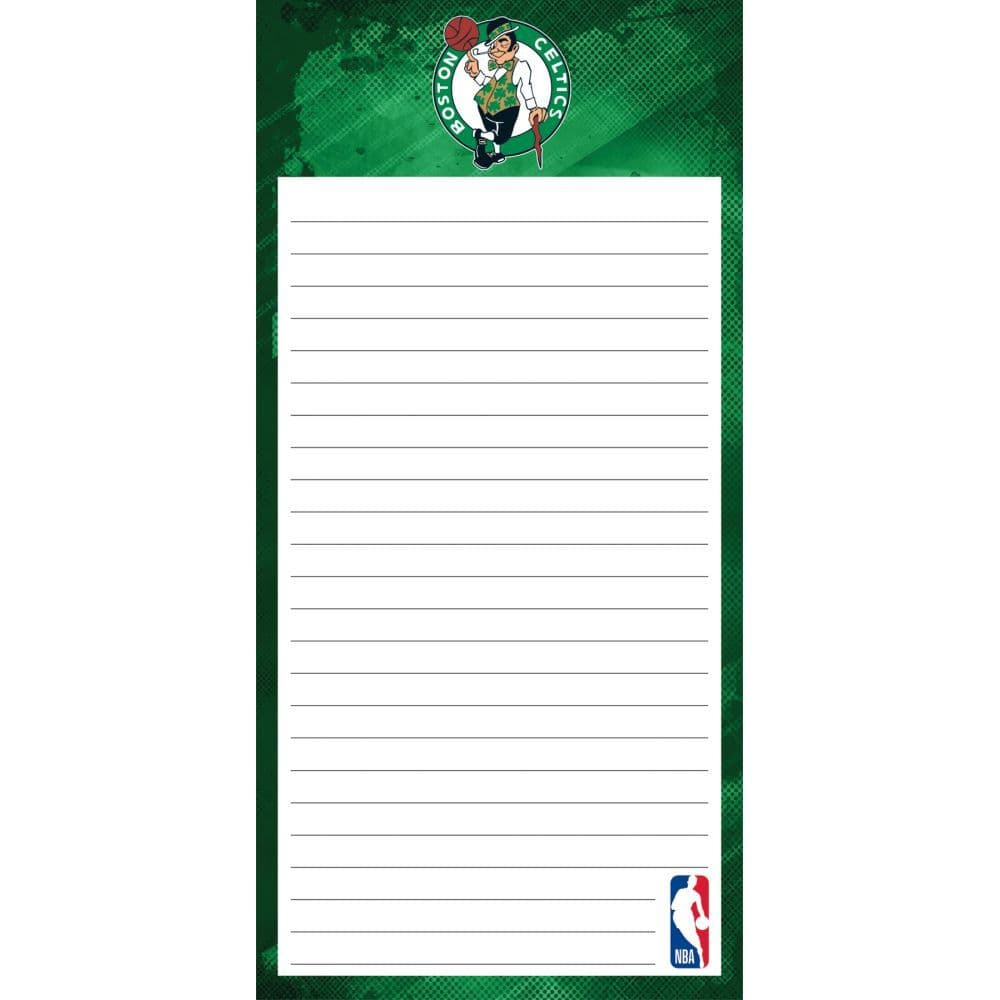 Nba Boston Celtics 2pack List Pad
