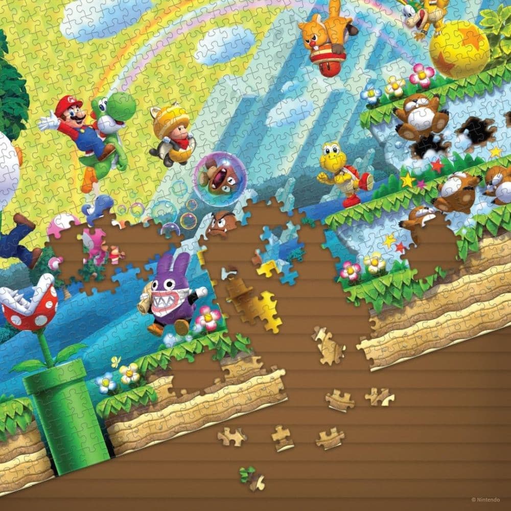 Super Mario Chaos Fun 1000 Piece Puzzle Second Alternate Image