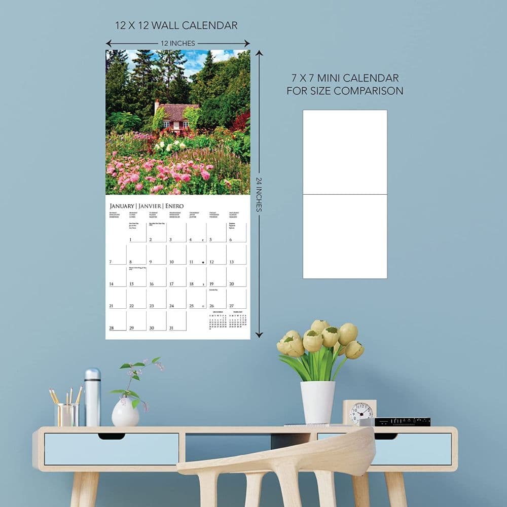 Garden In The Garden 2024 Wall Calendar