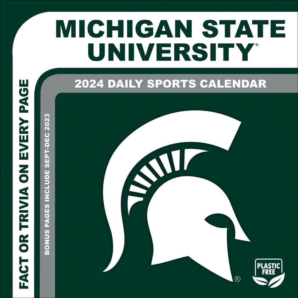 Michigan State Spartans 2024 Desk Calendar First Alternate Image width=&quot;1000&quot; height=&quot;1000&quot;
