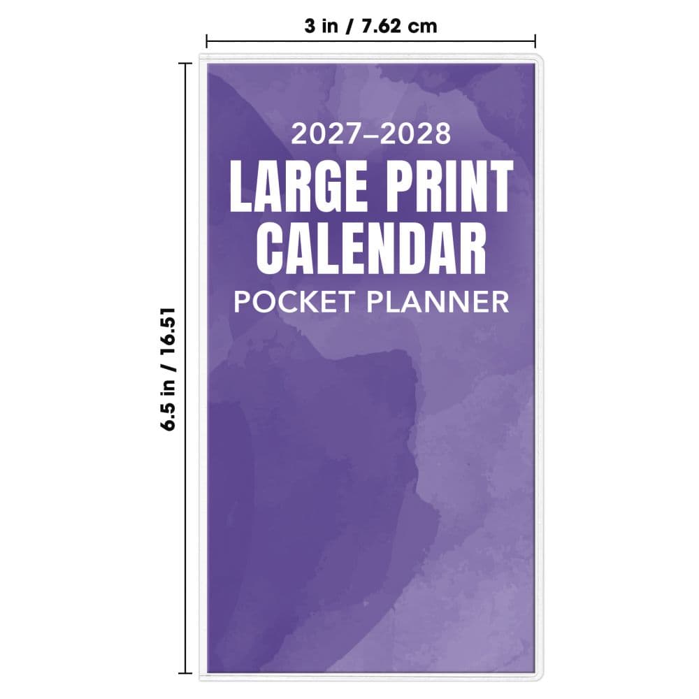 Large Print 2027 Pocket Planner Seventh Alternate Image