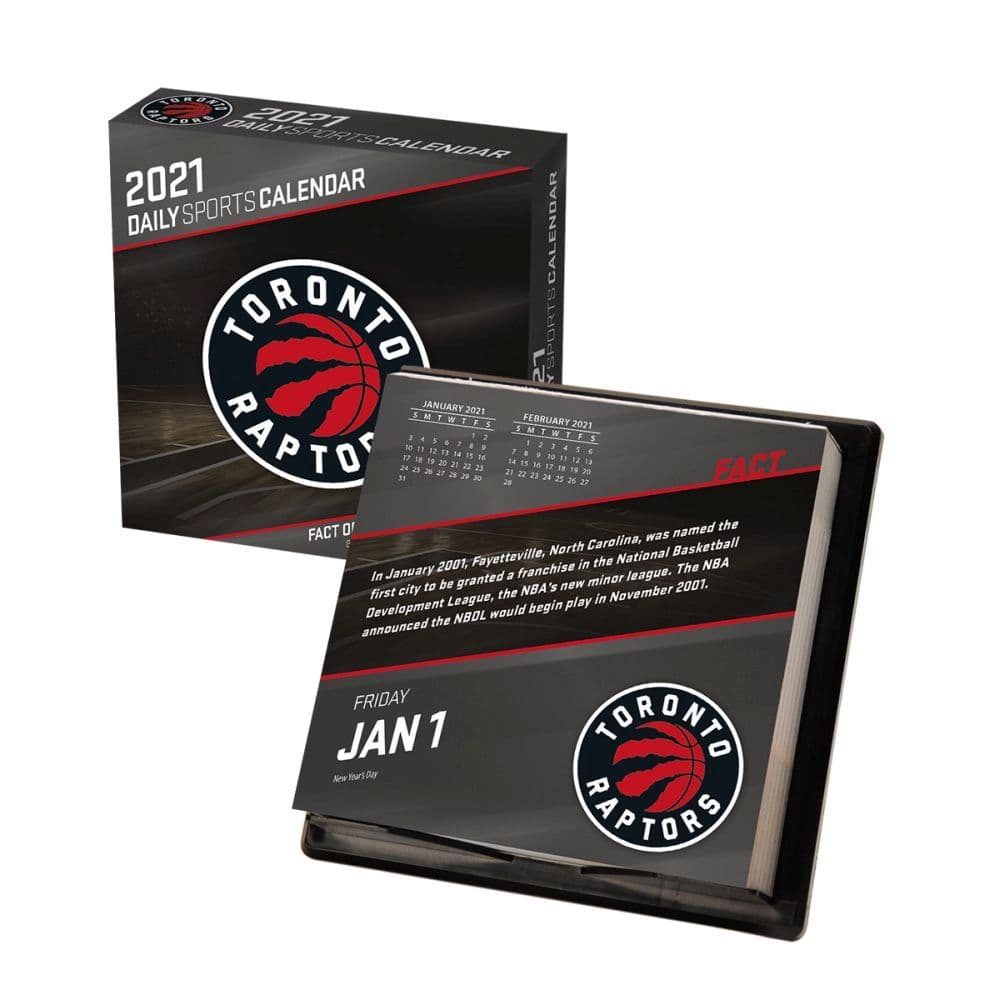 Toronto Raptors Desk Calendar